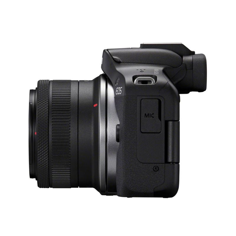 Canon EOS R50 (Negra) + Canon RF-S 18-45 mm f/4,5-6,3 IS STM
