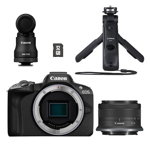 Canon EOS R50 (negra) + RF-S 18-45mm IS STM Creator Kit