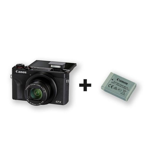 Canon PowerShot G7X Mark III + Battery Kit negro