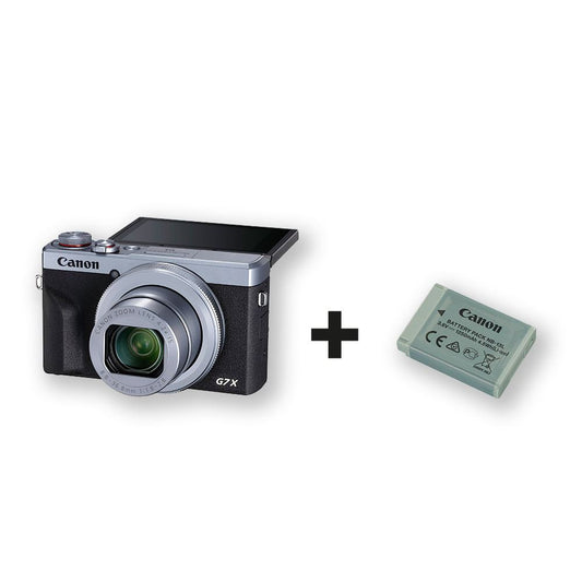 Canon PowerShot G7 X Mark III Silver Battery Kit