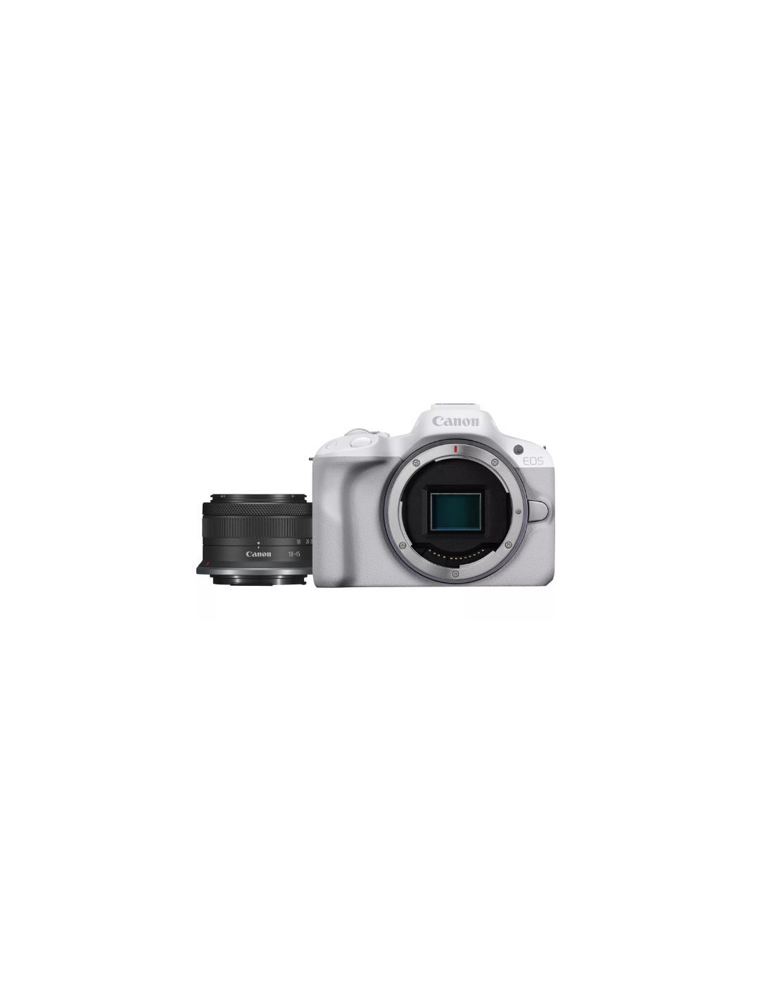 Canon EOS R50 (blanca) + RF-S 18-45 mm f/4,5-6,3 IS STM