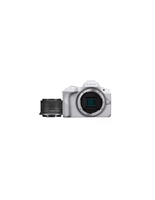 Canon EOS R50 (blanca) + RF-S 18-45 mm f/4,5-6,3 IS STM